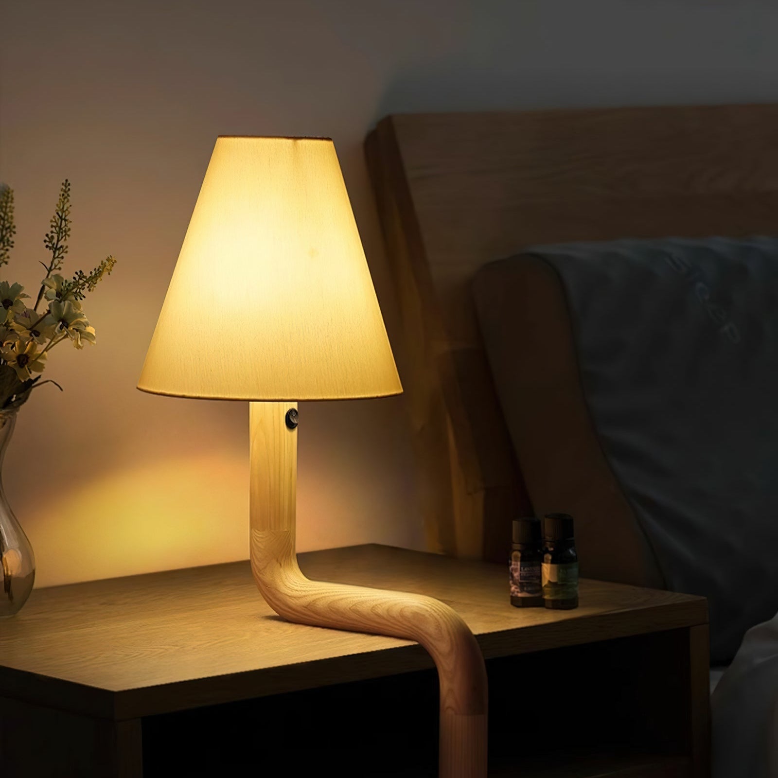Bento Wooden Table Lamp