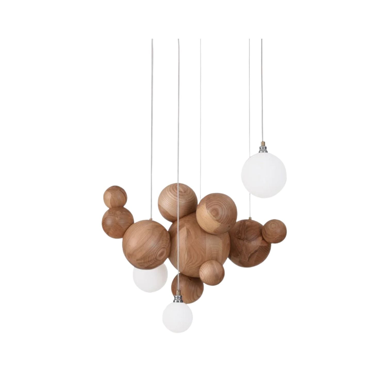 Beo Wooden Balls Pendant Light