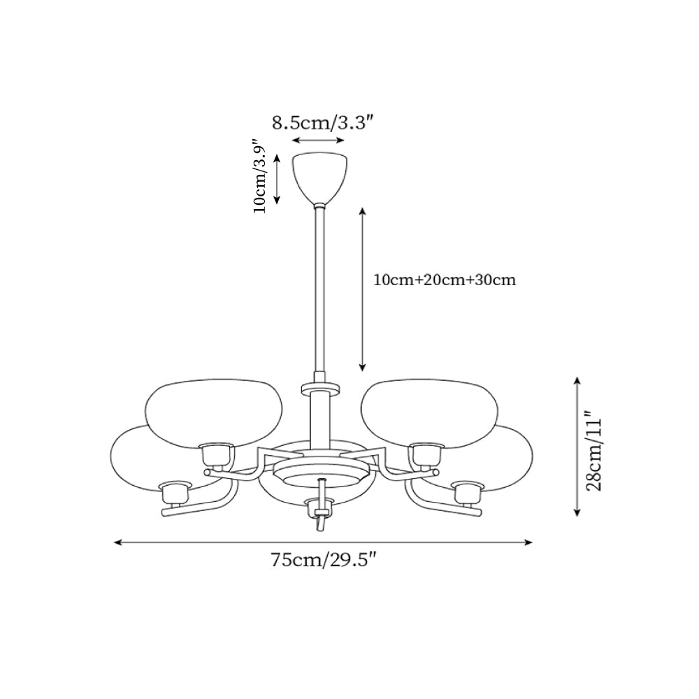 Zolarini Modern Chandelier