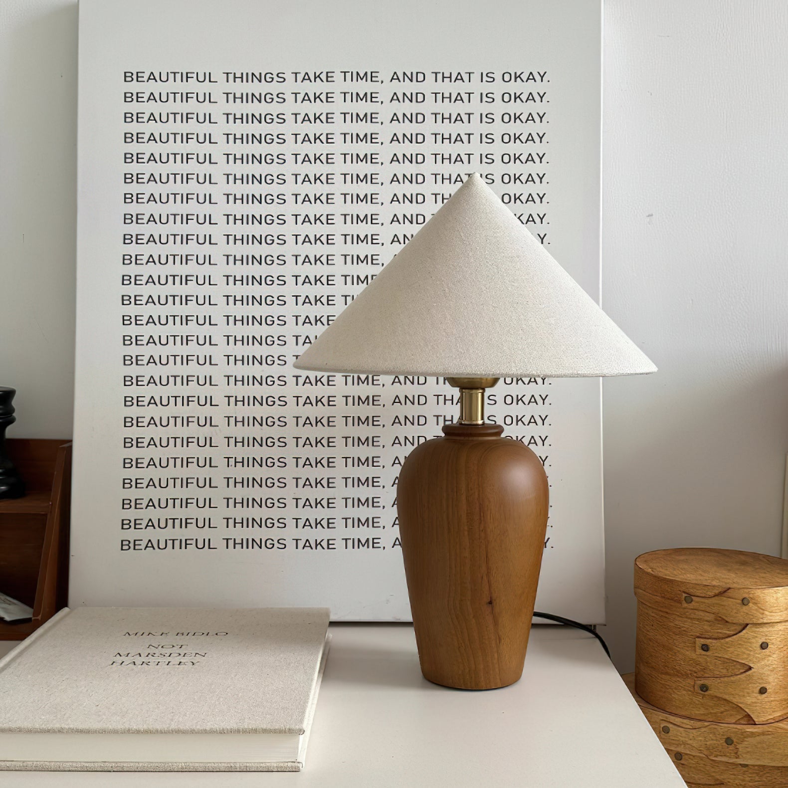 Brevo Wooden Table Lamp