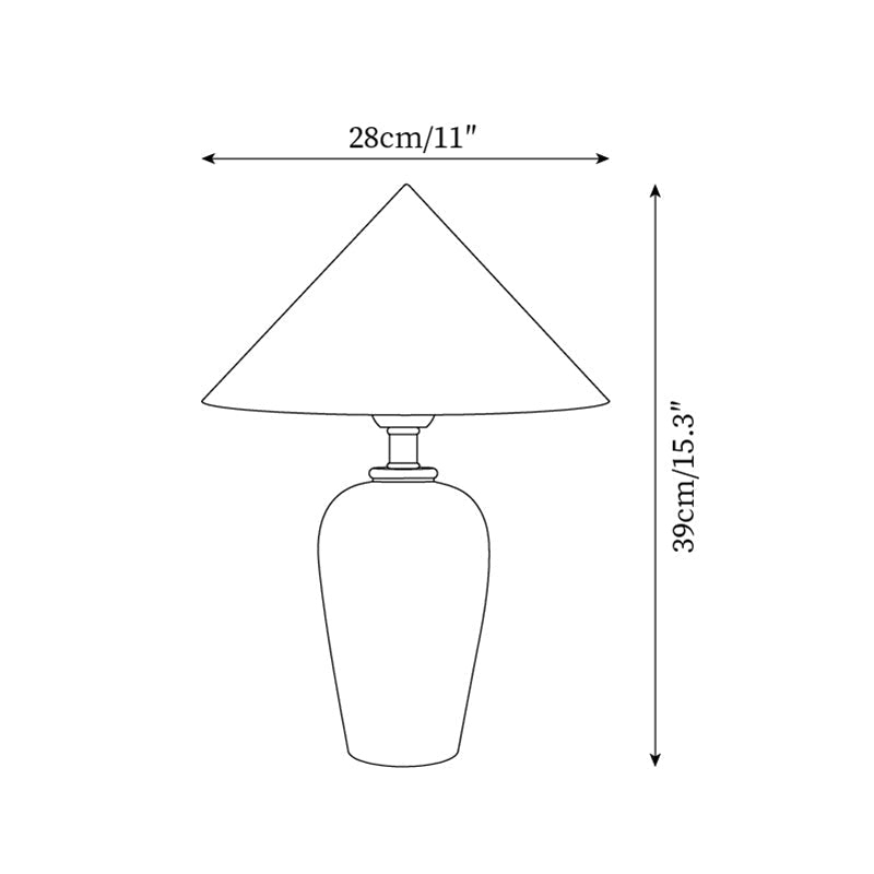 Brevo Wooden Table Lamp