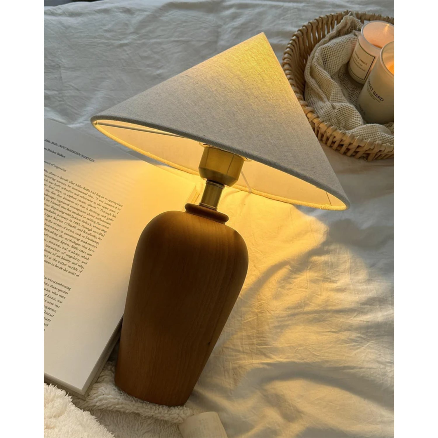 Brevo Wooden Table Lamp