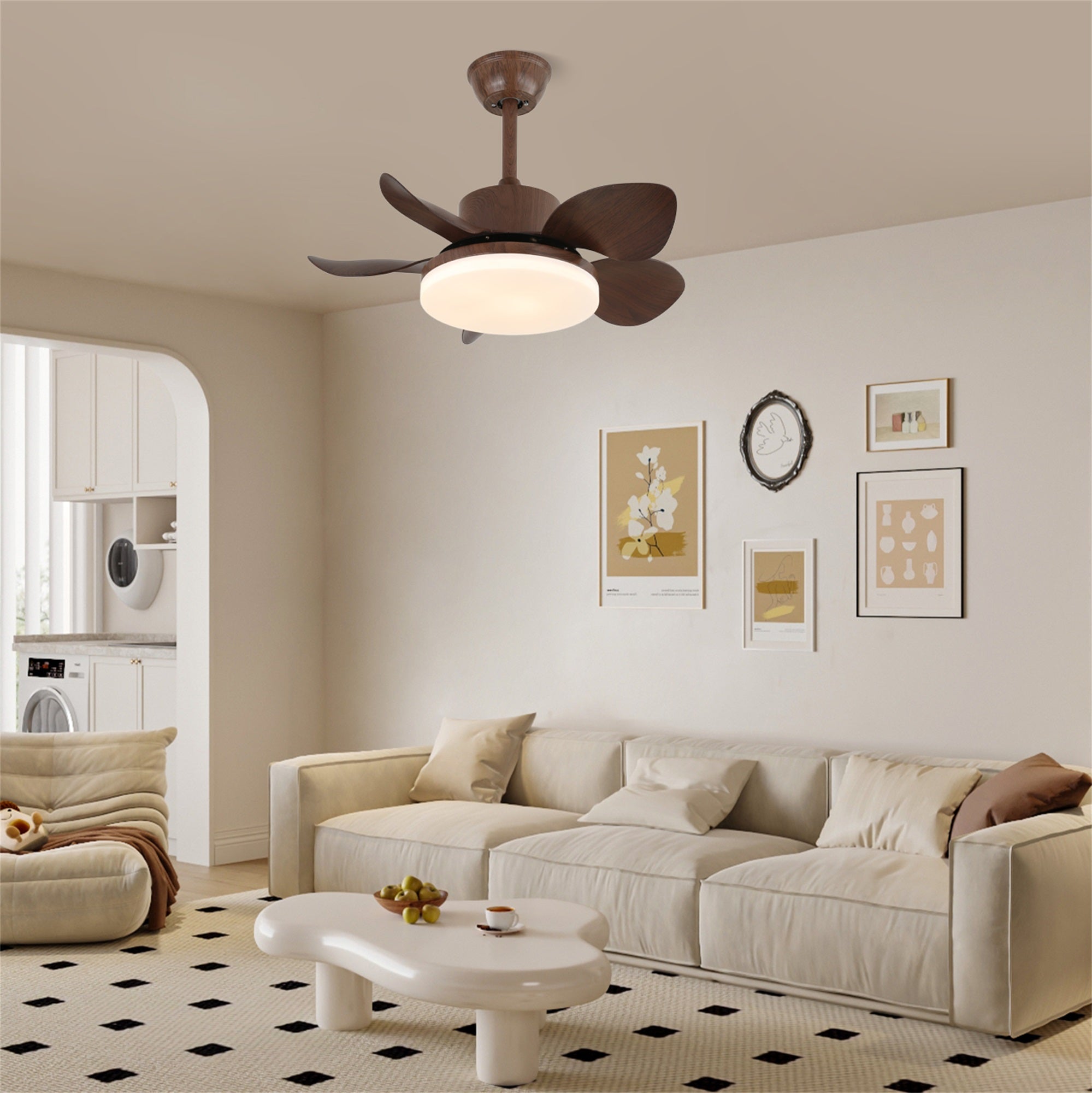 Telza LED Mini Ceiling Fan