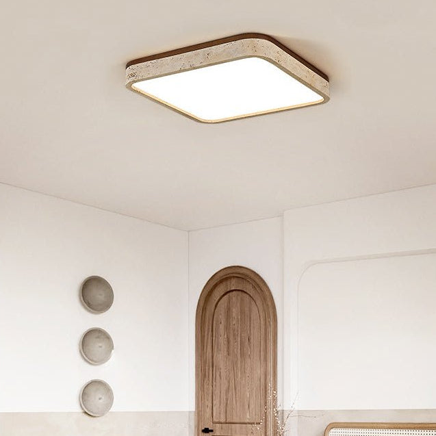 Colemis Travertine Ceiling Light