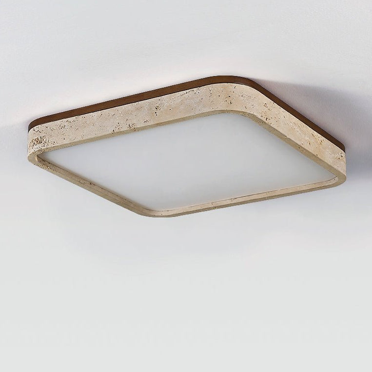 Colemis Travertine Ceiling Light