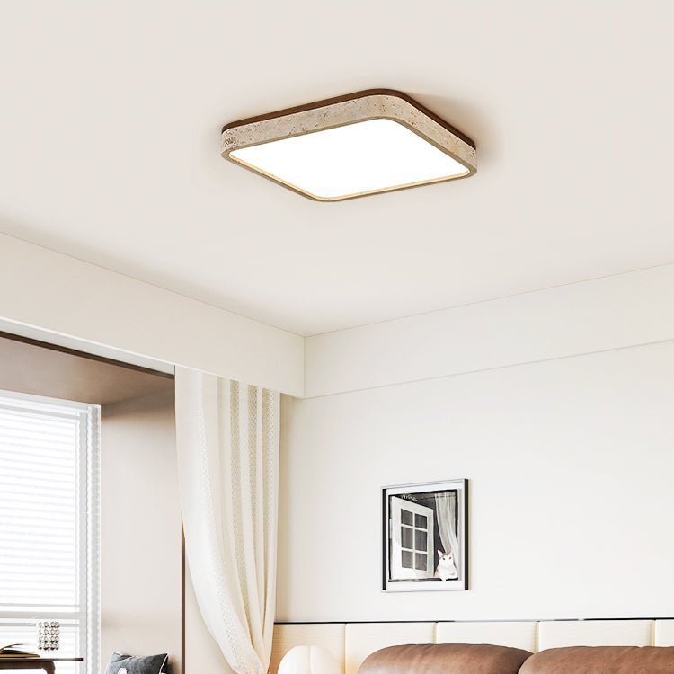 Colemis Travertine Ceiling Light