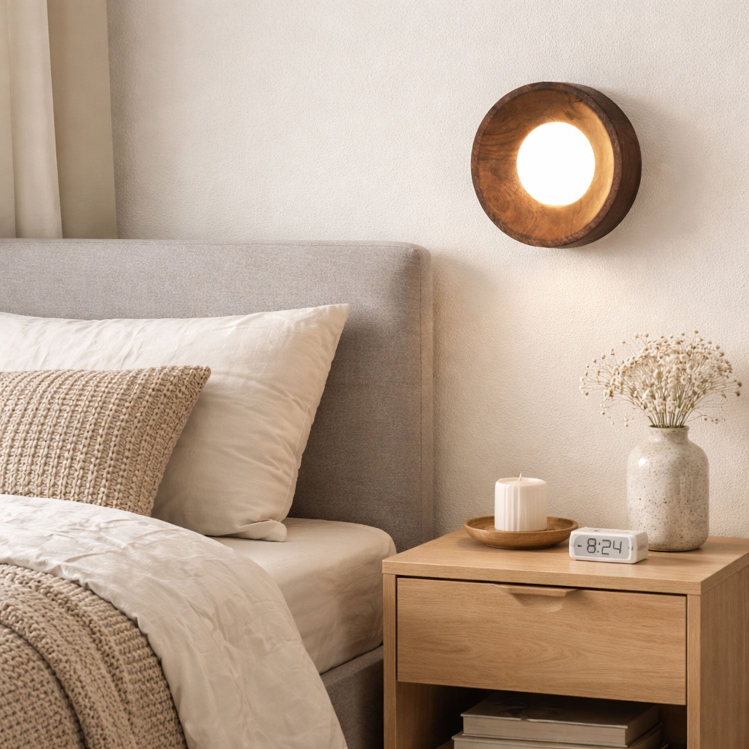 Cobell Wooden Wall Light