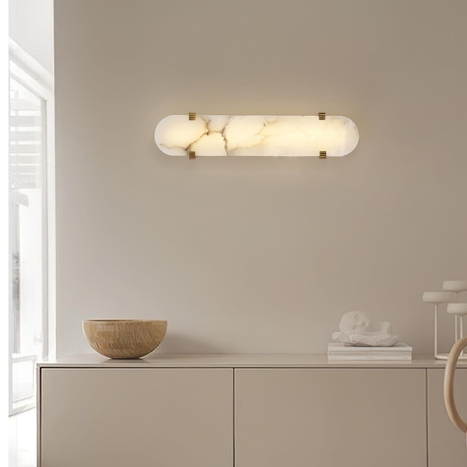 Galaca Alabaster Wall Light