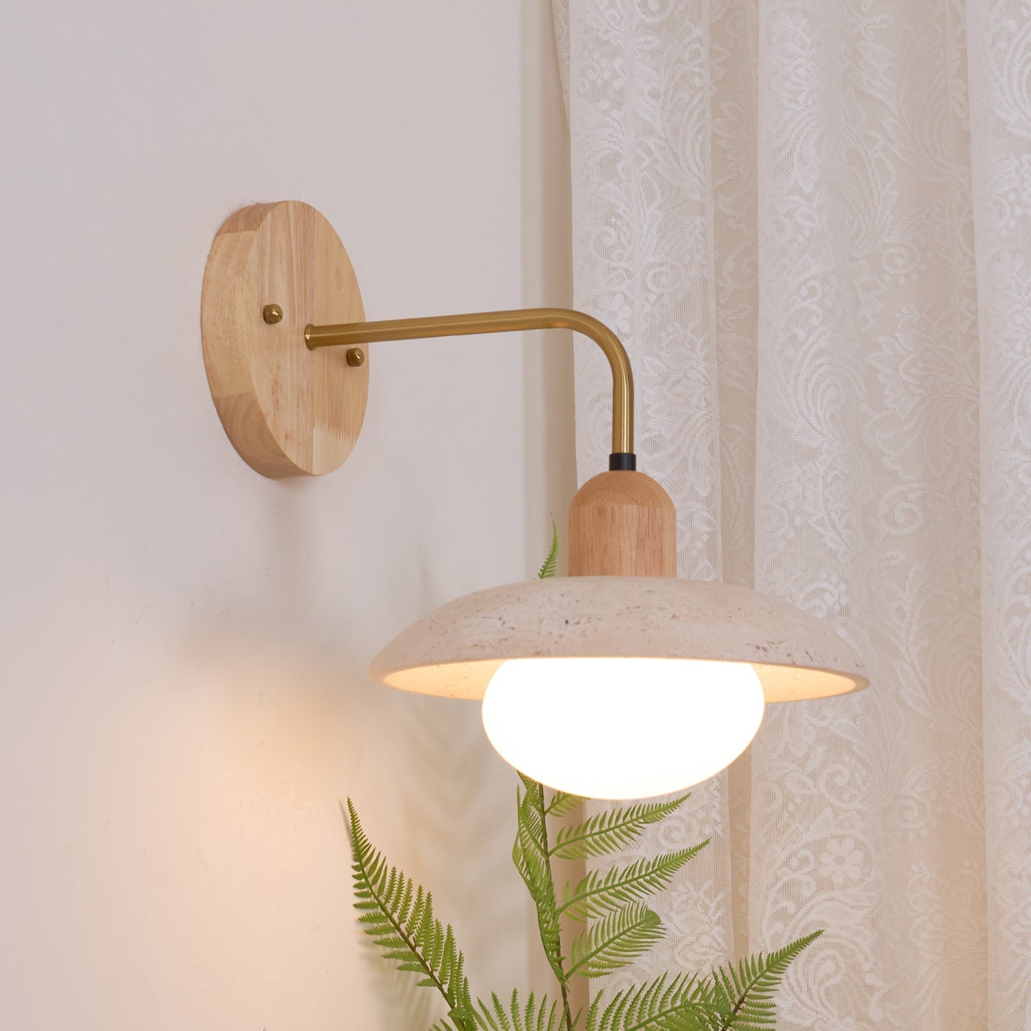 Taleno Travertine Wall Light
