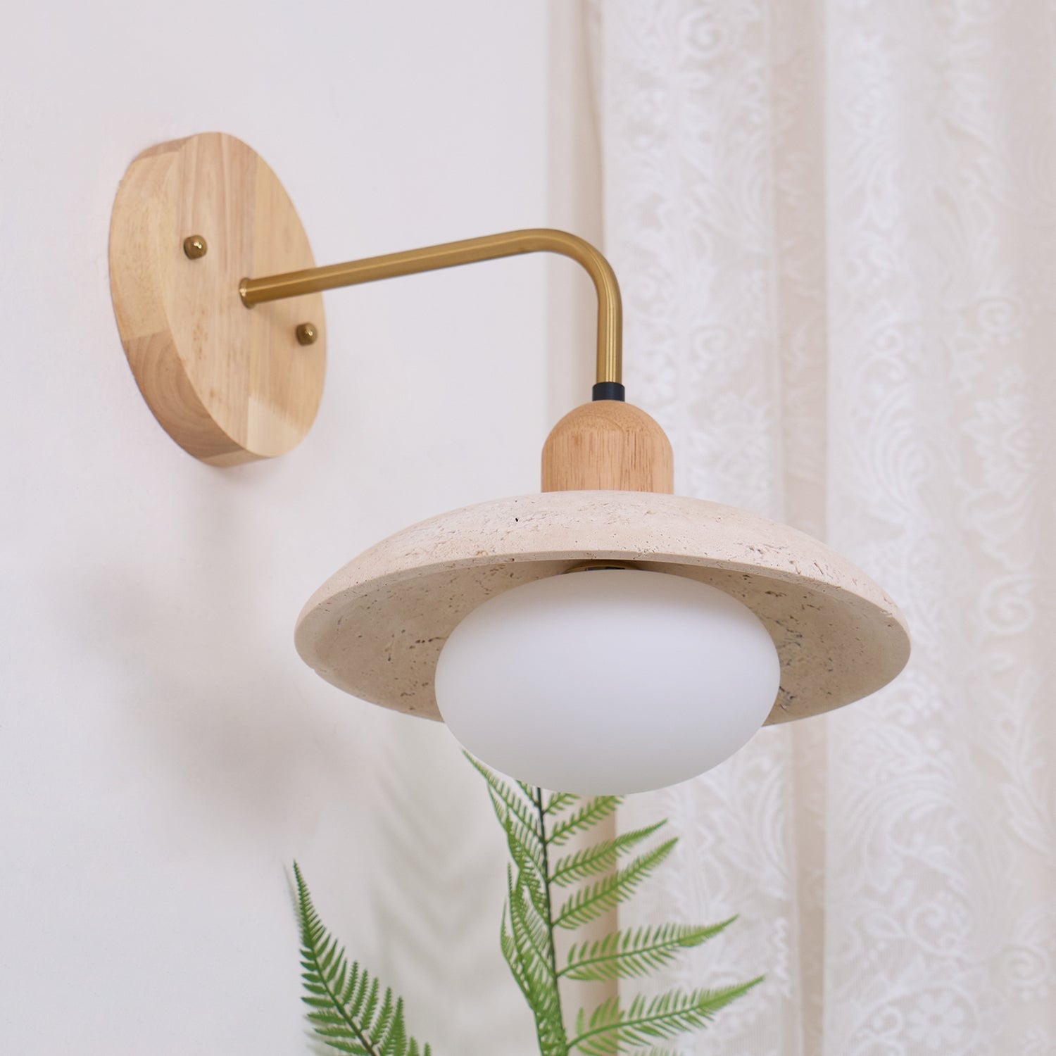 Taleno Travertine Wall Light