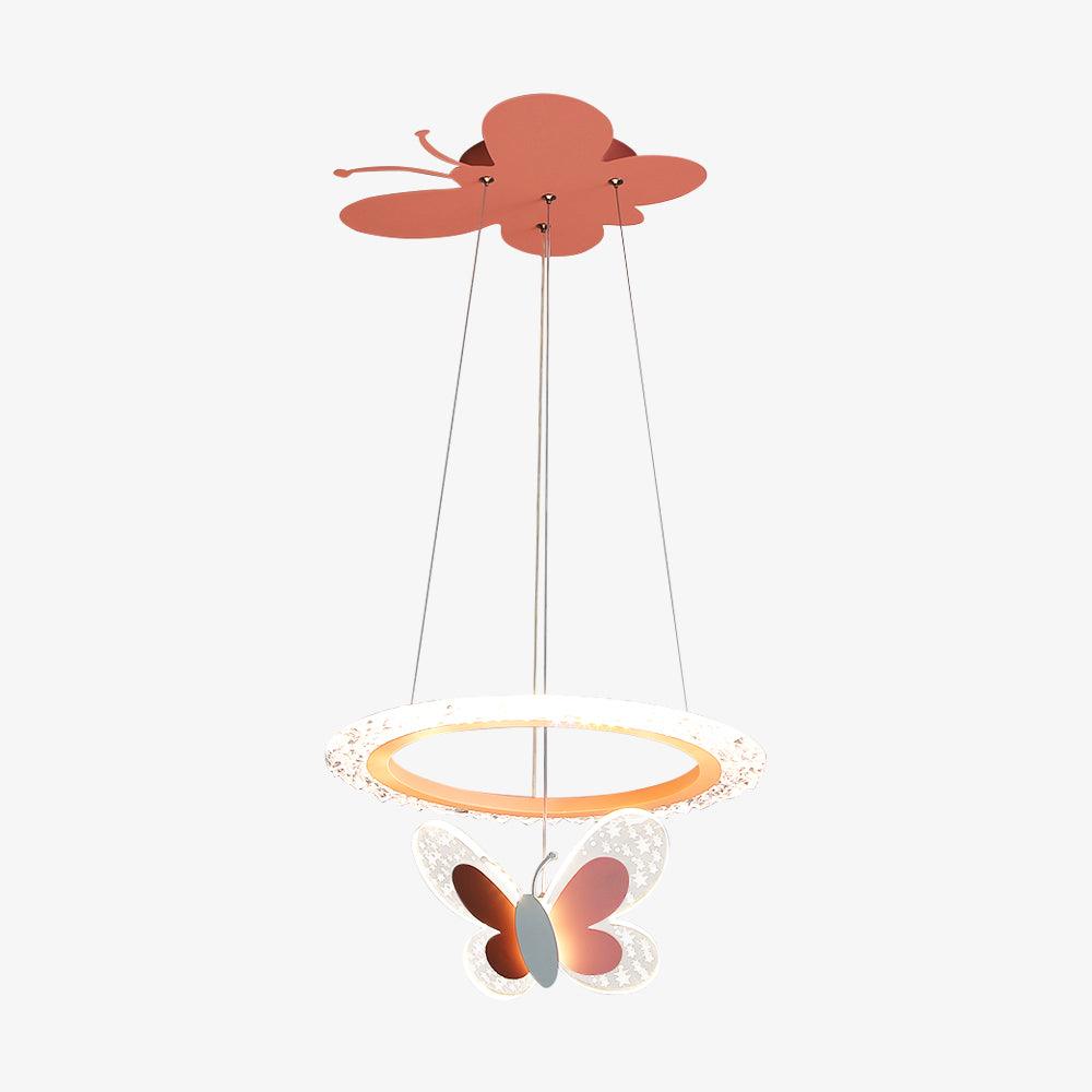 Colorful Butterfly Nursery Pendant Light