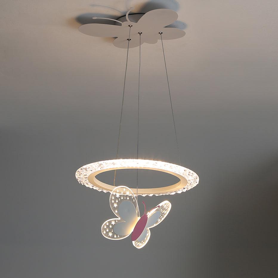Colorful Butterfly Nursery Pendant Light