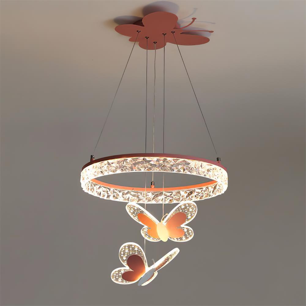 Colorful Butterfly Nursery Pendant Light