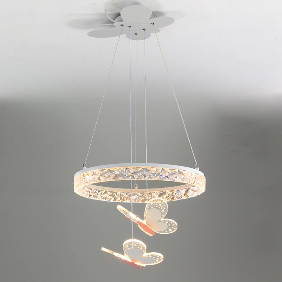 Colorful Butterfly Nursery Pendant Light