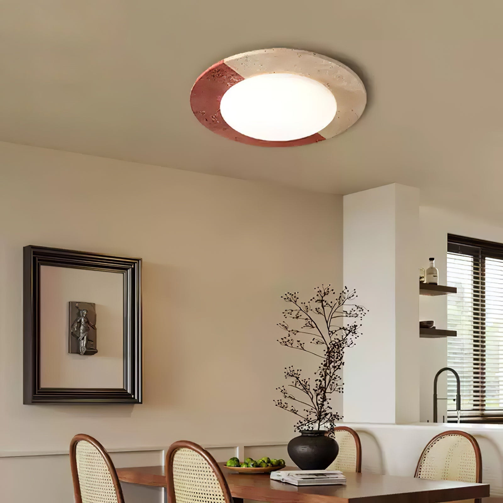 Cemofis Travertine Ceiling Light