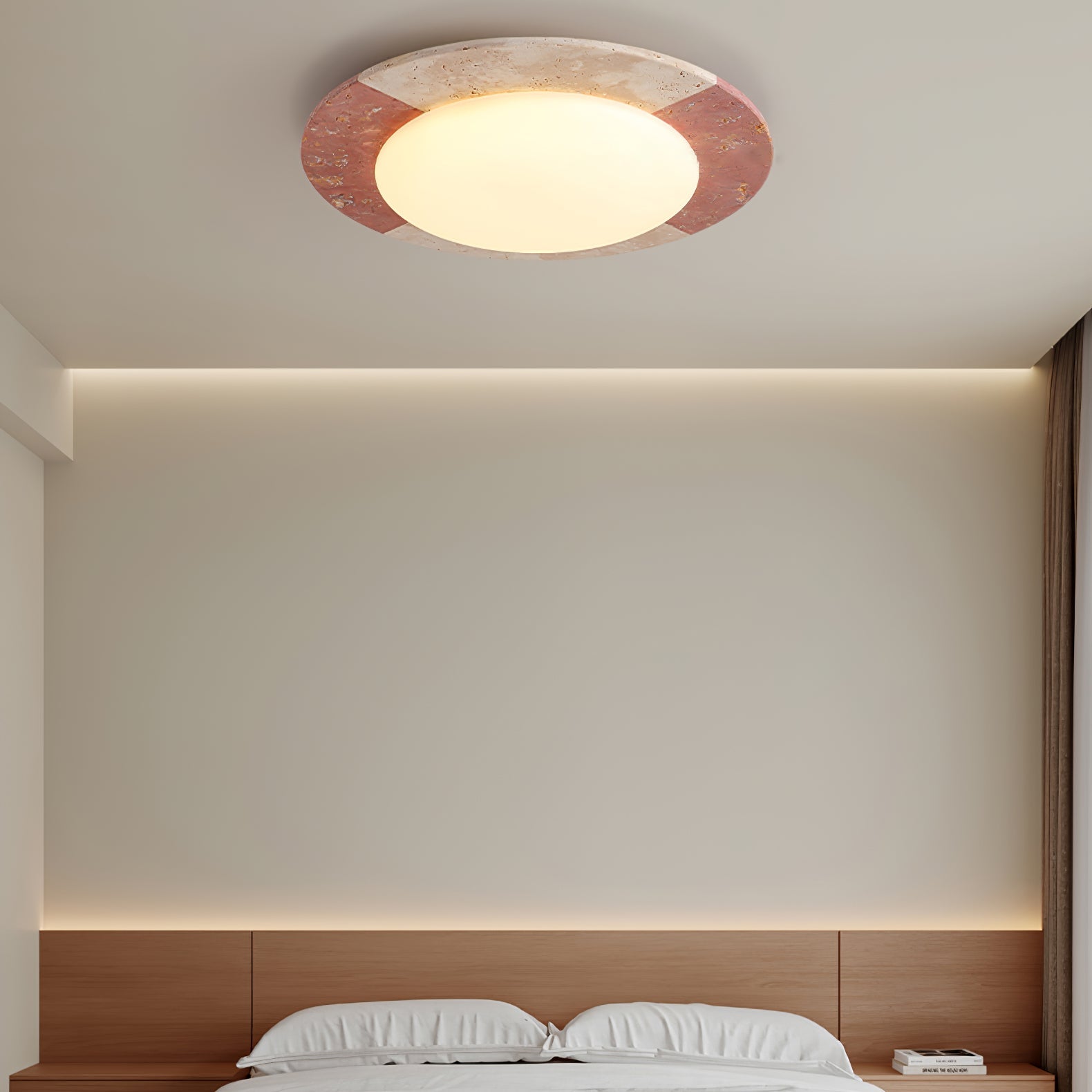 Cemofis Travertine Ceiling Light