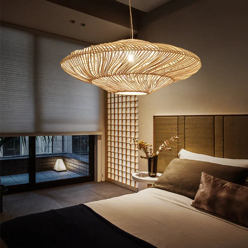 Lanzeo Rattan Pendant Light
