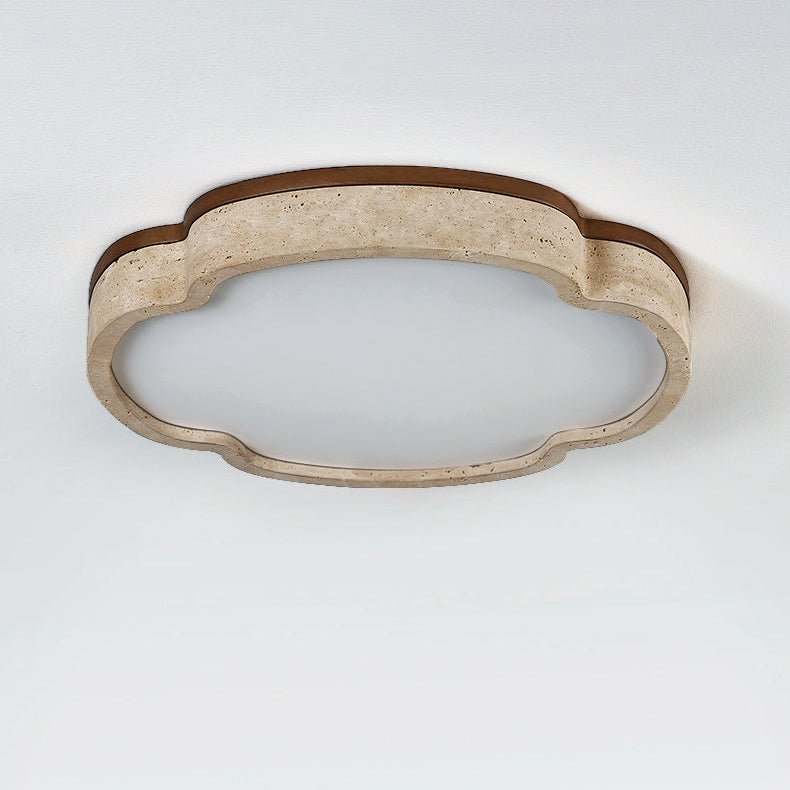 Couzo Travertine Cloud-Shape Ceiling Light