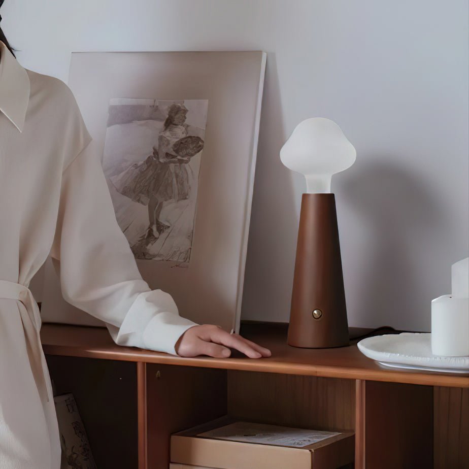 Mooshy Wooden Table Lamp