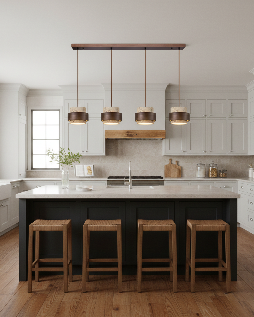 Kekolo Cylindrical Pendant Light