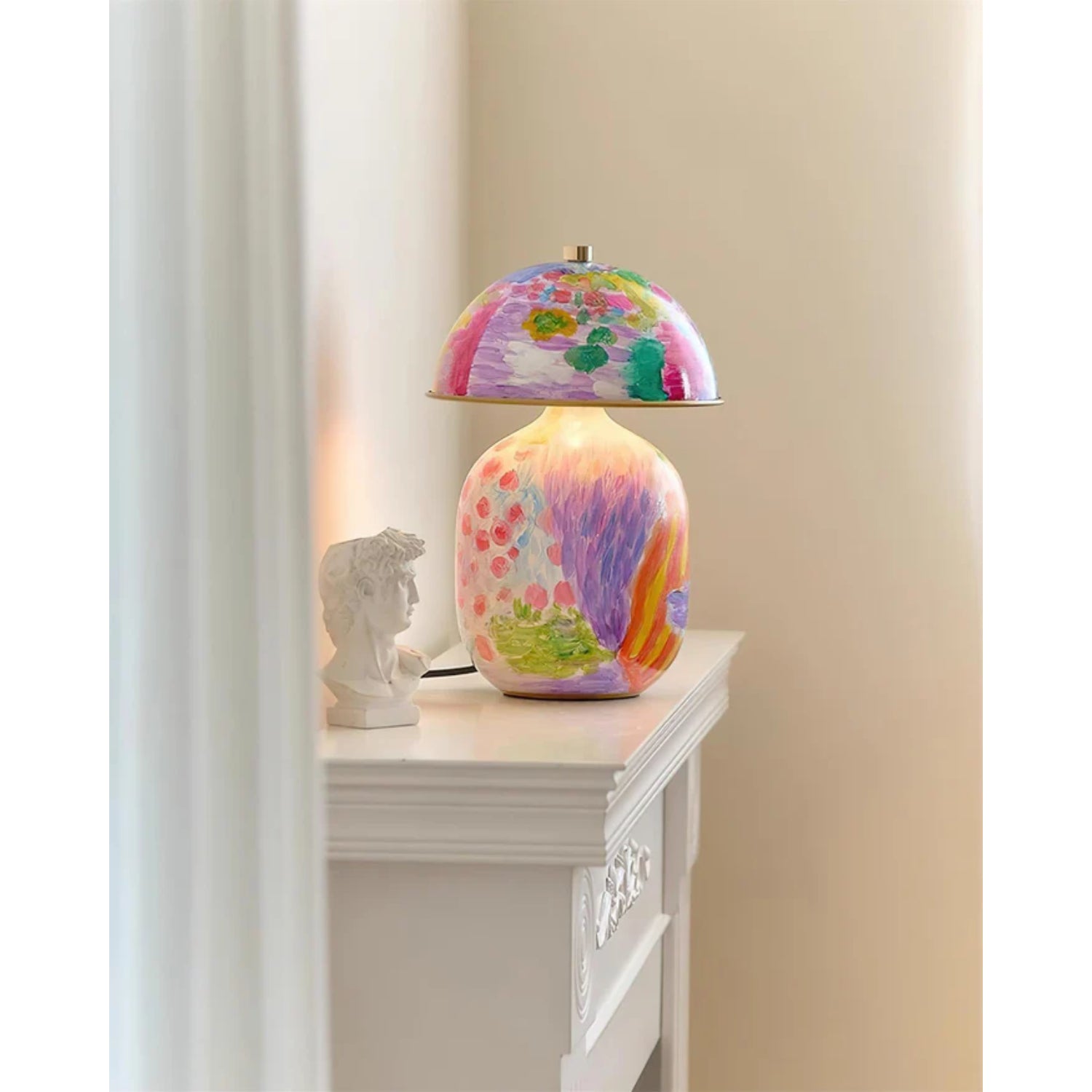 Celo Painted Table Lamp
