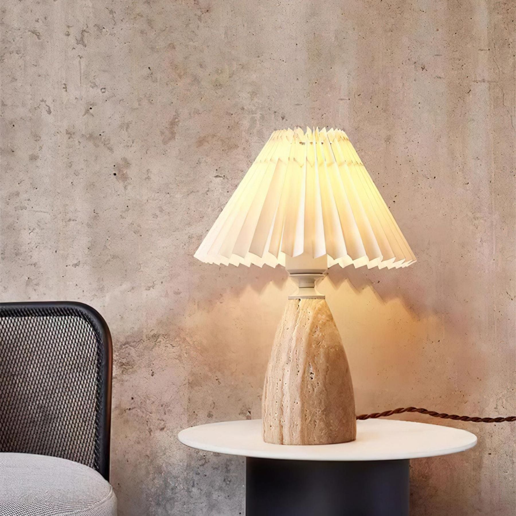 Fayna Natural Stone Table Lamp