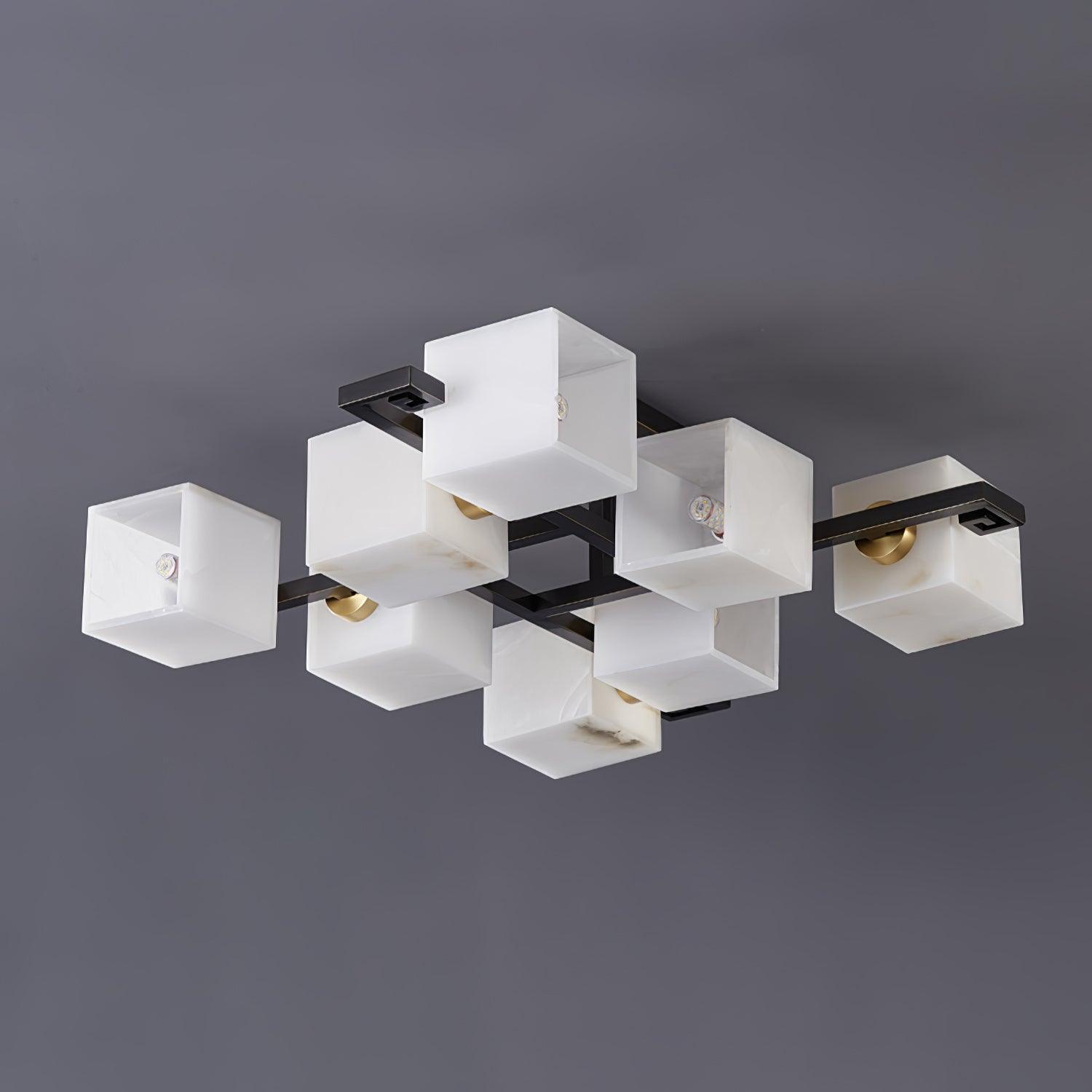 Cubilis Alabaster Ceiling Light