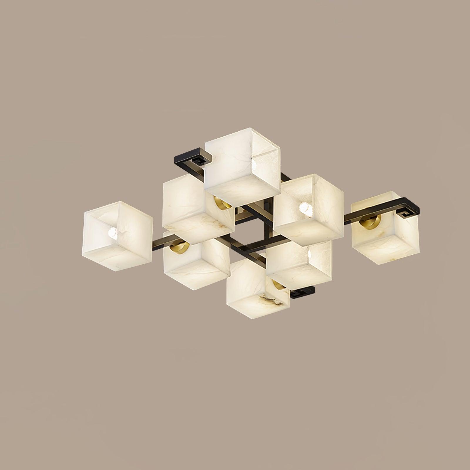 Cubilis Alabaster Ceiling Light