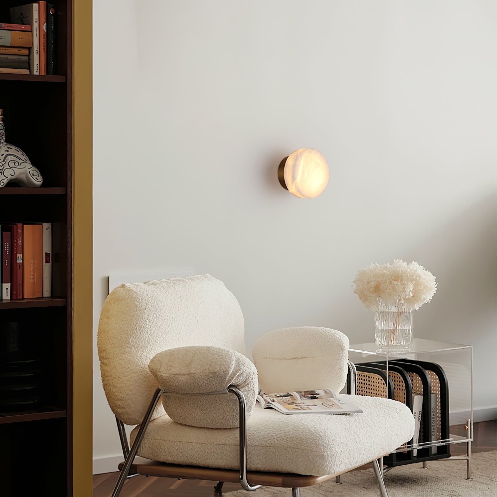Yovena Alabaster Wall Light