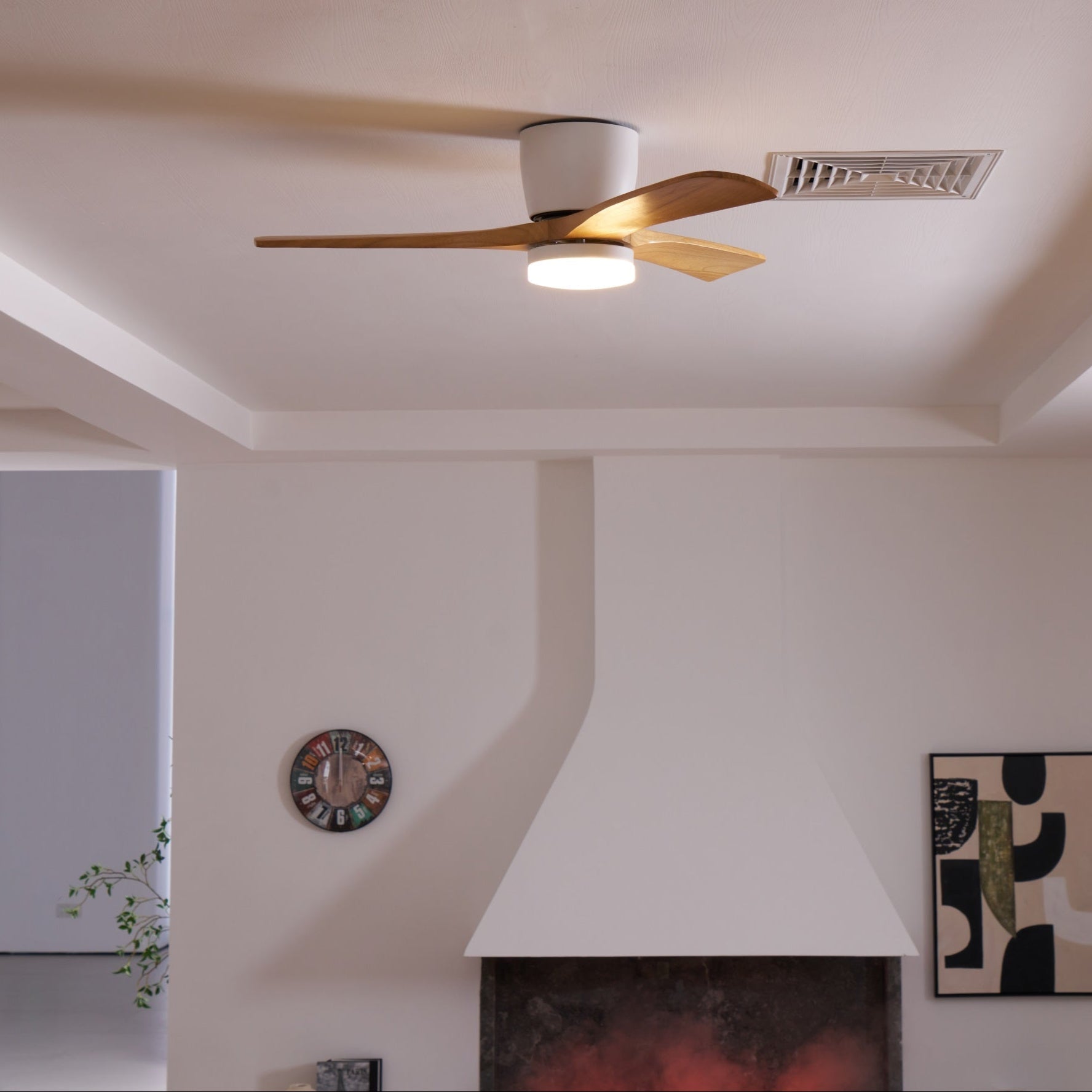 Lyio Wooden LED Ceiling Fan