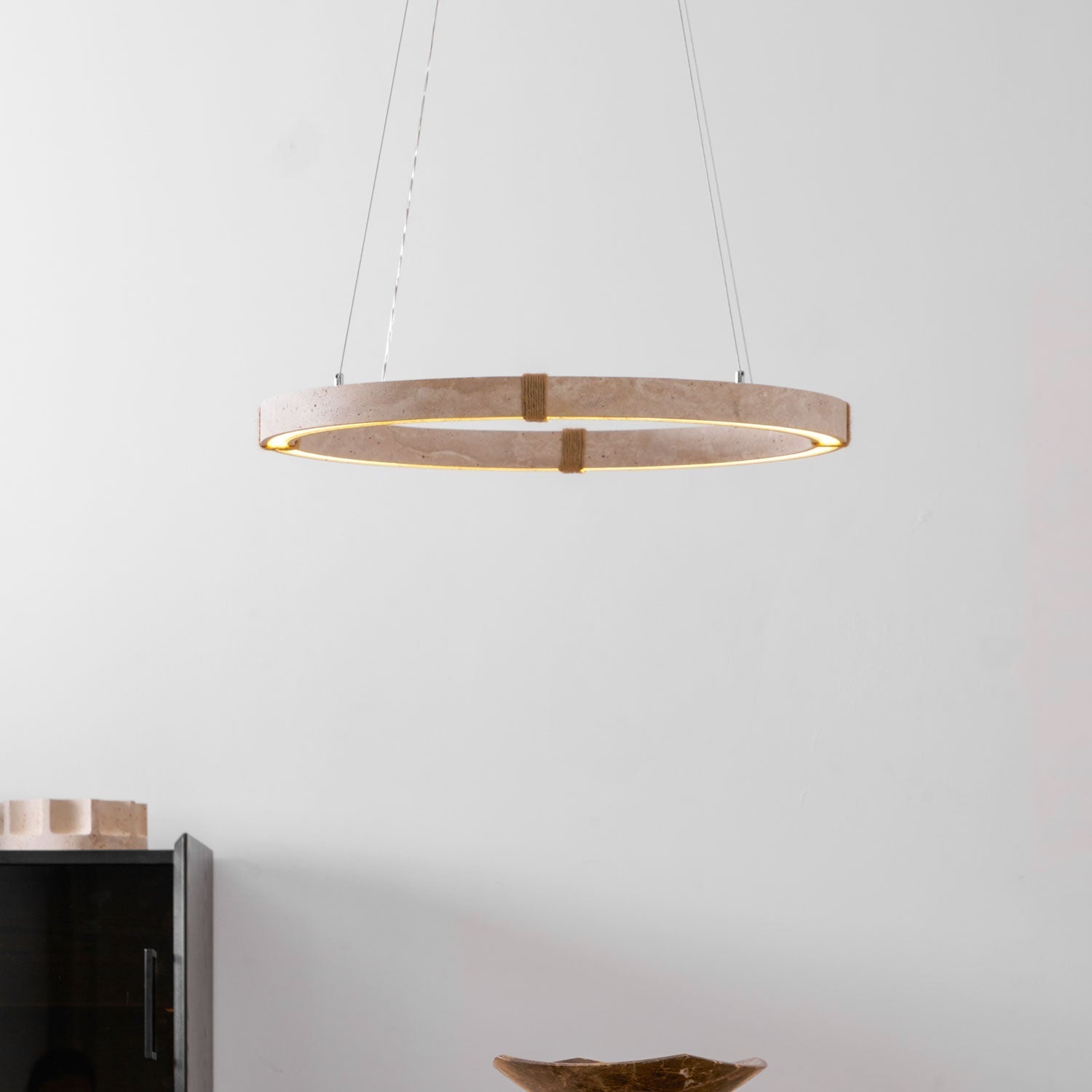 Dinalores Travertine Pendant Light