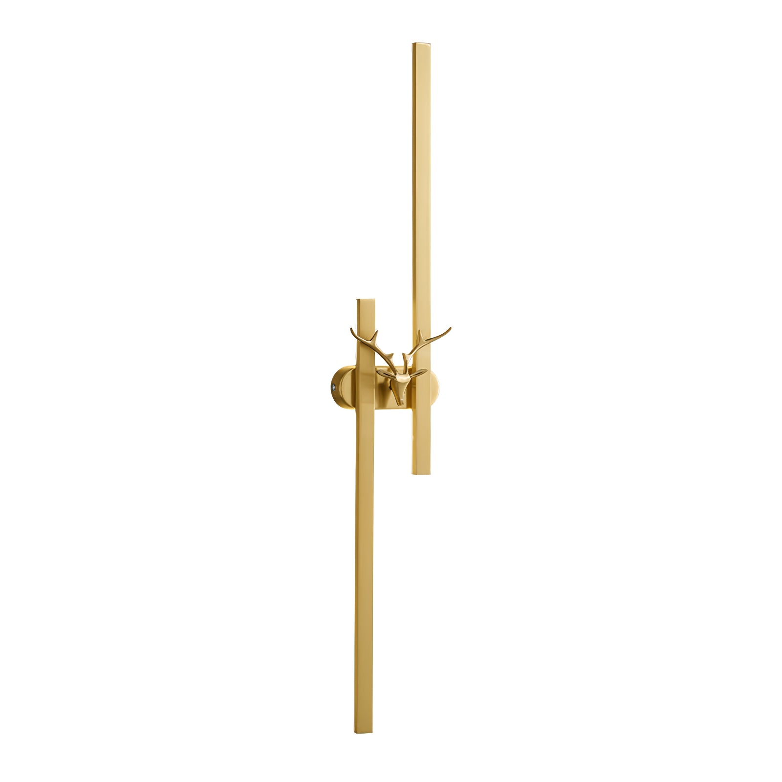 Brass Deer Design Wall Light