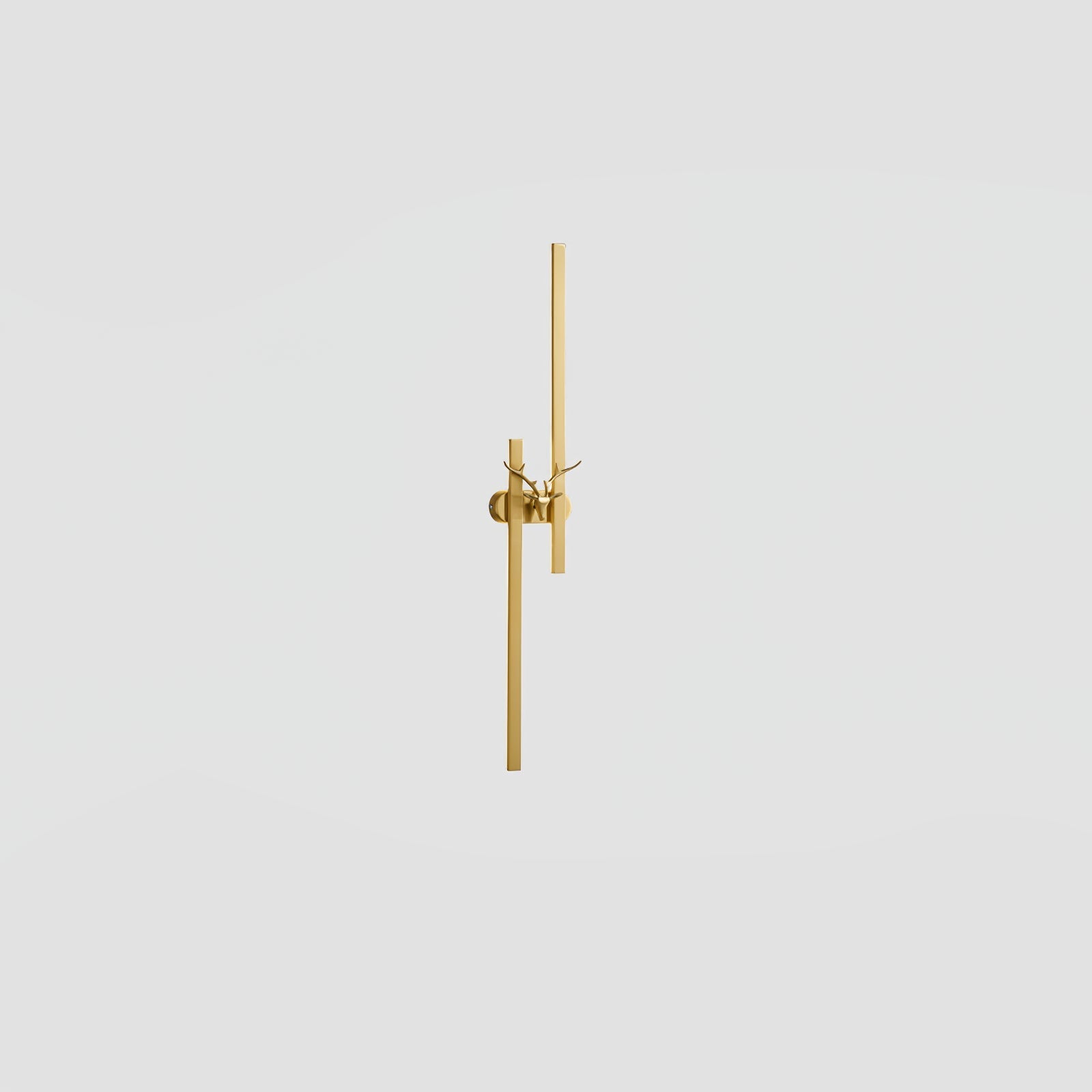 Brass Deer Design Wall Light