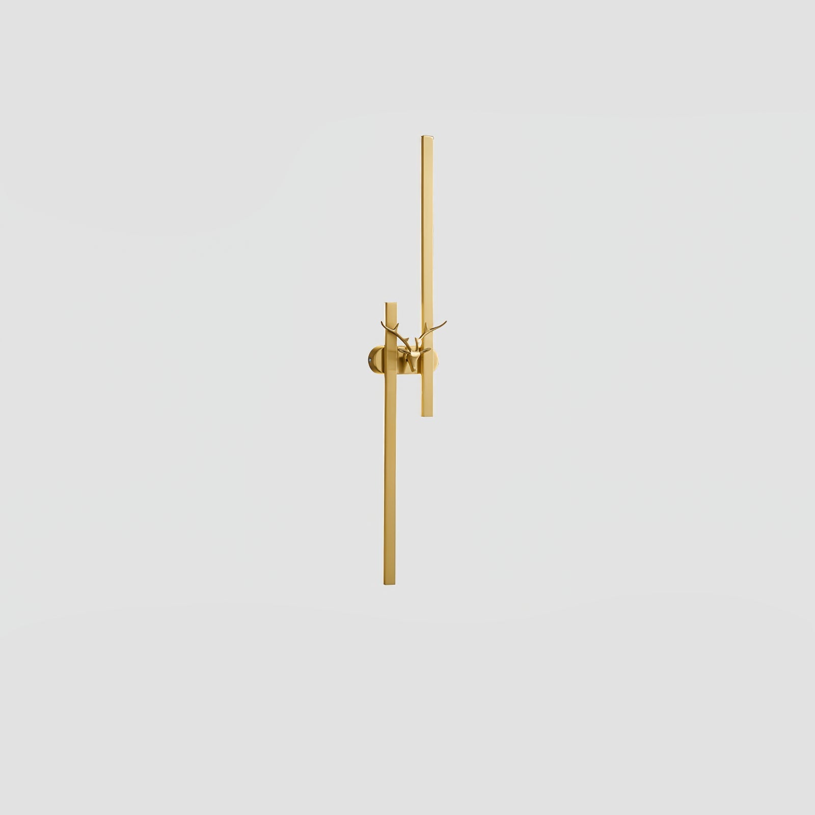 Brass Deer Design Wall Light