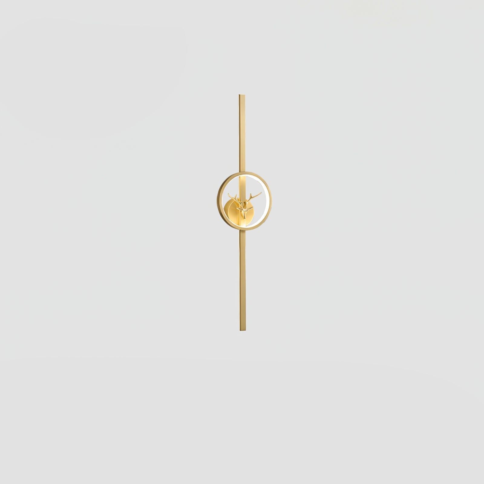 Brass Deer Design Wall Light
