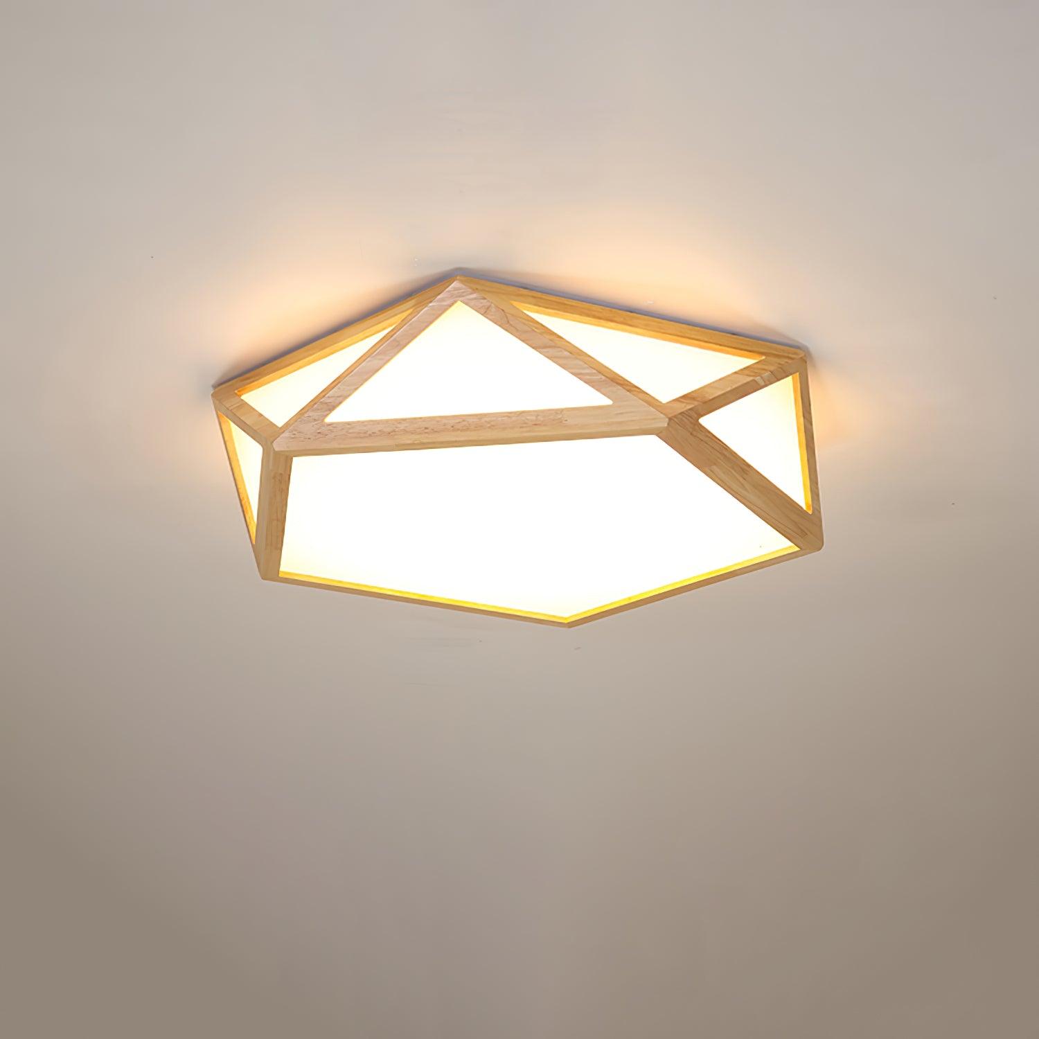 Dooles Wooden Ceiling Light