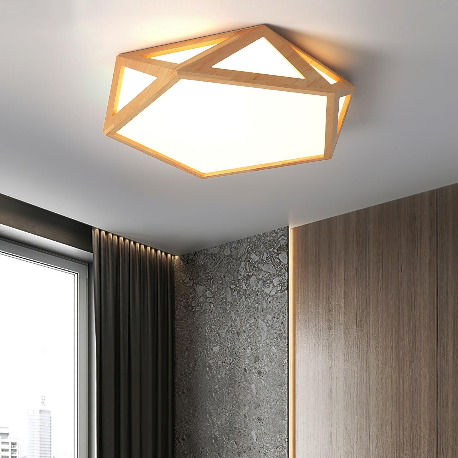 Dooles Wooden Ceiling Light