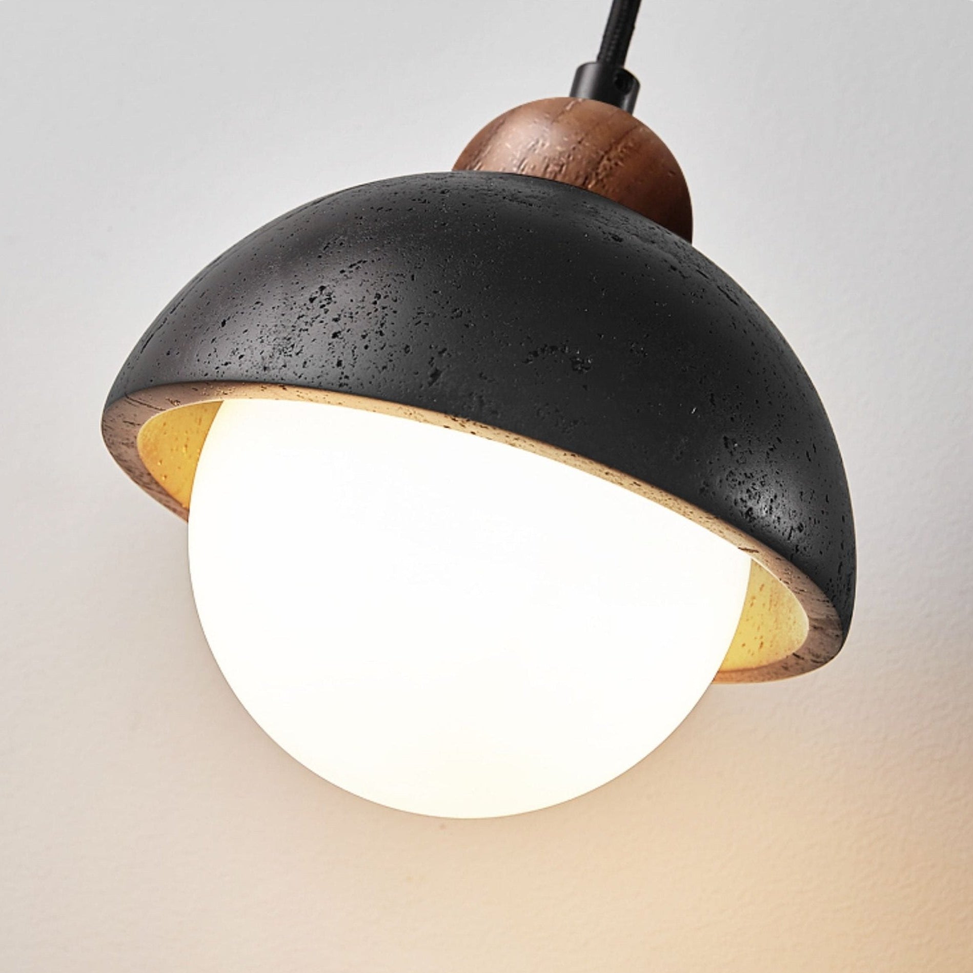 Domos Travertine Pendant Light