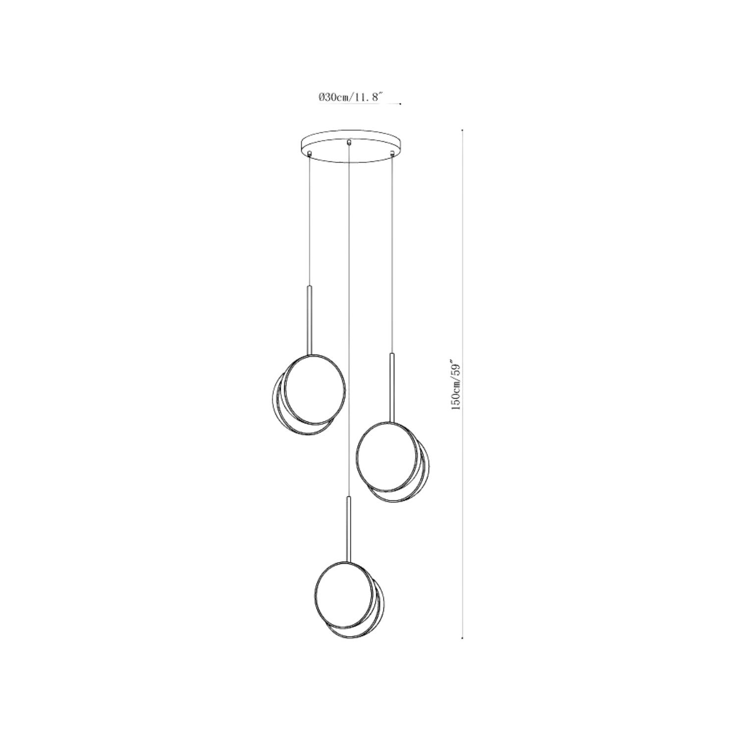 DuoDisc Pendant Light