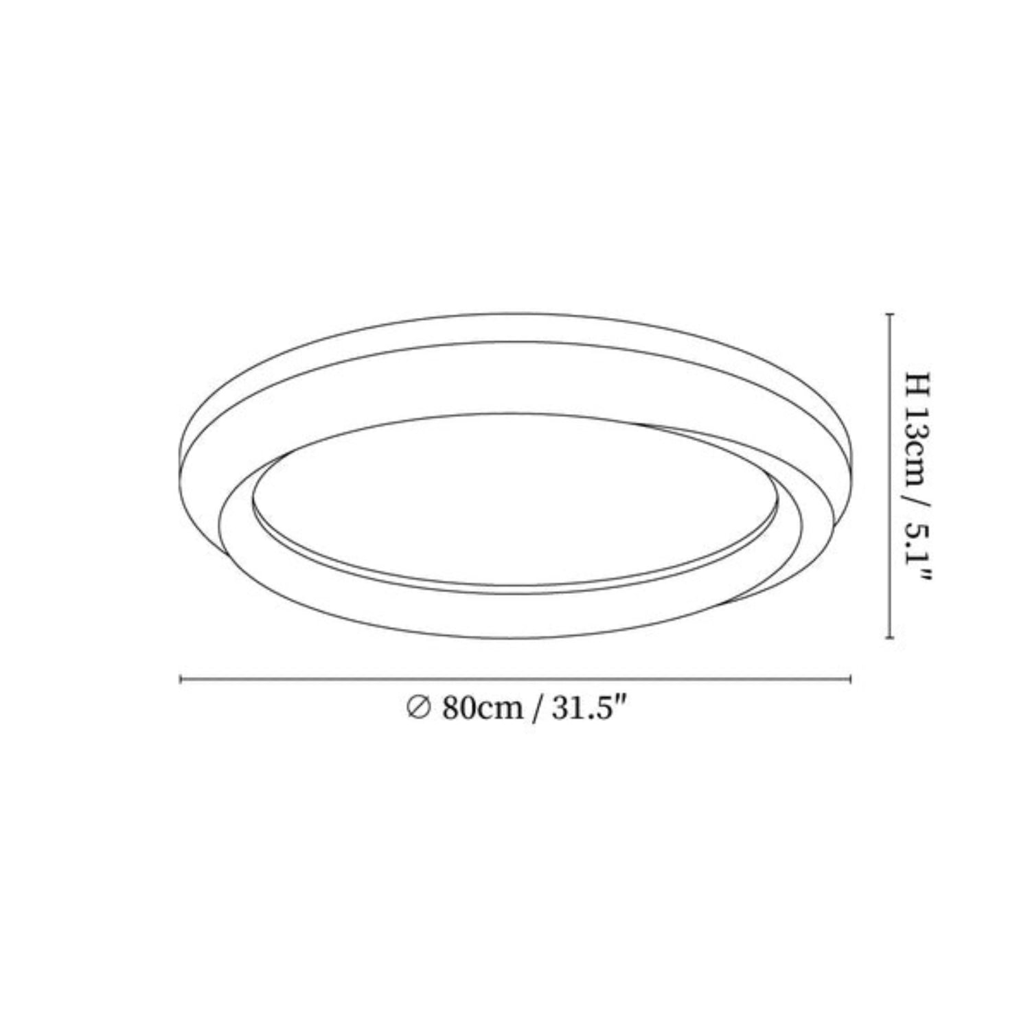 Belosca Wooden Ceiling Light