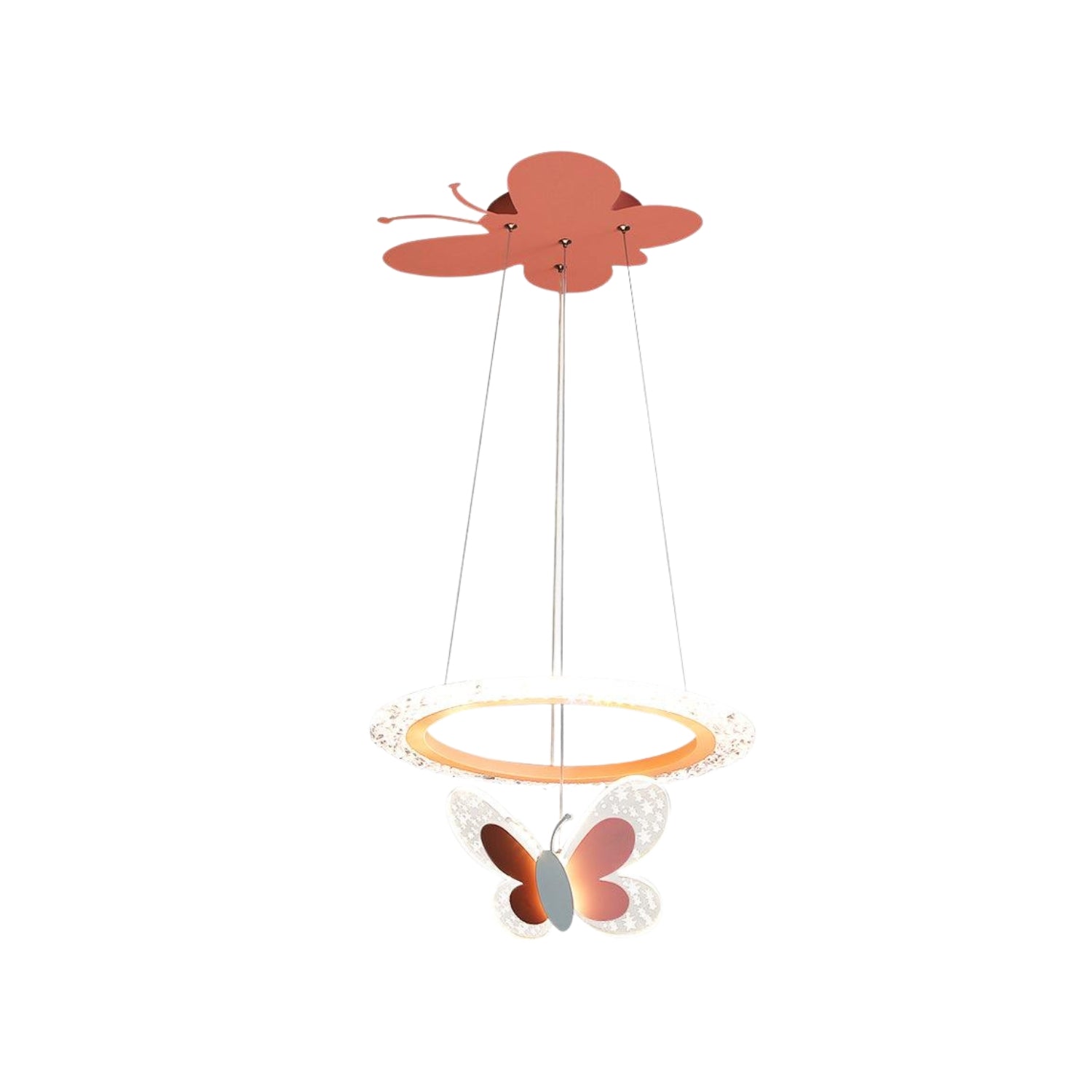 Colorful Butterfly Nursery Pendant Light
