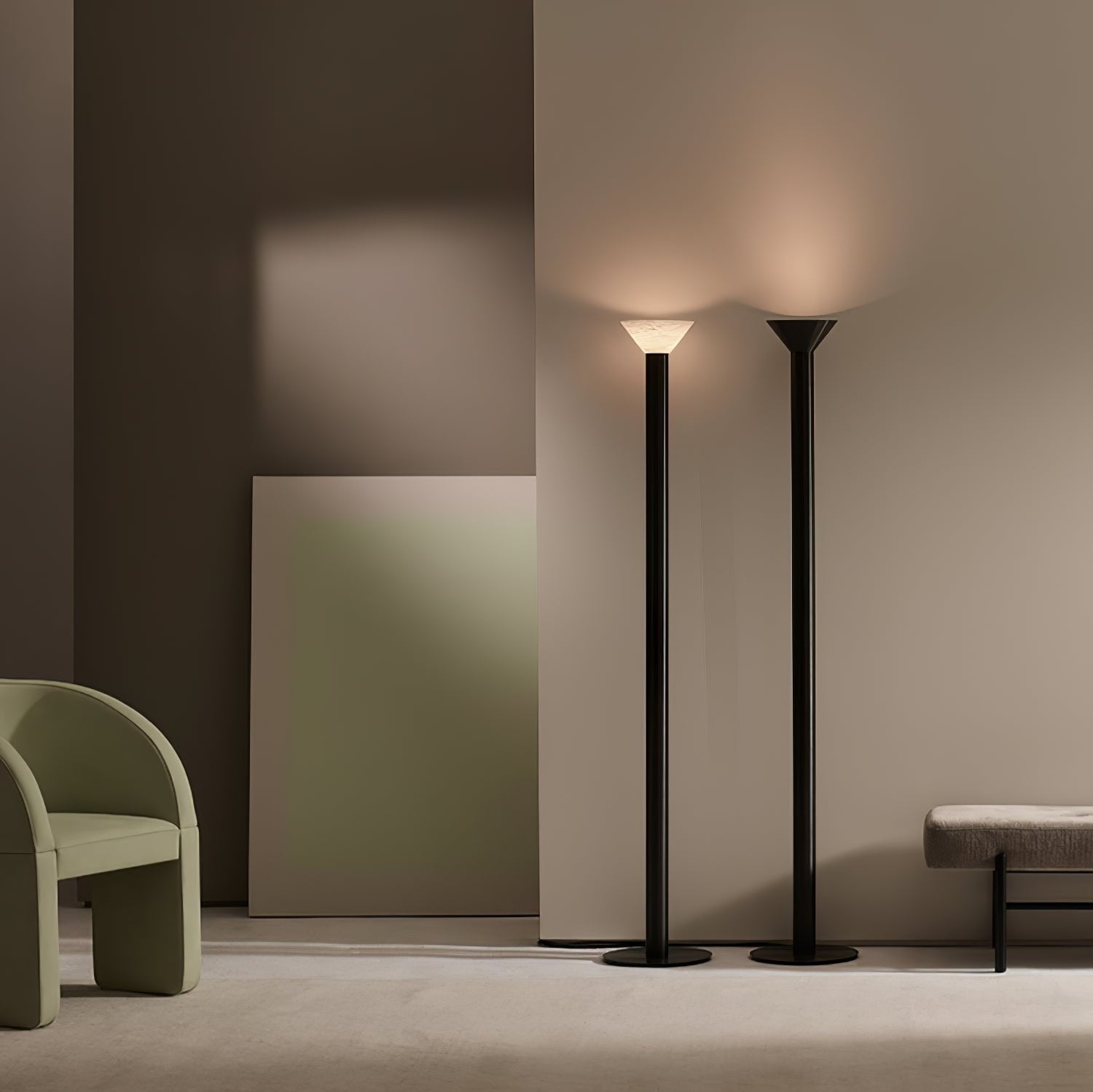 Elzan Alabaster Floor Lamp