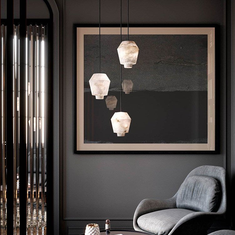 Velia Alabaster Pendant Light