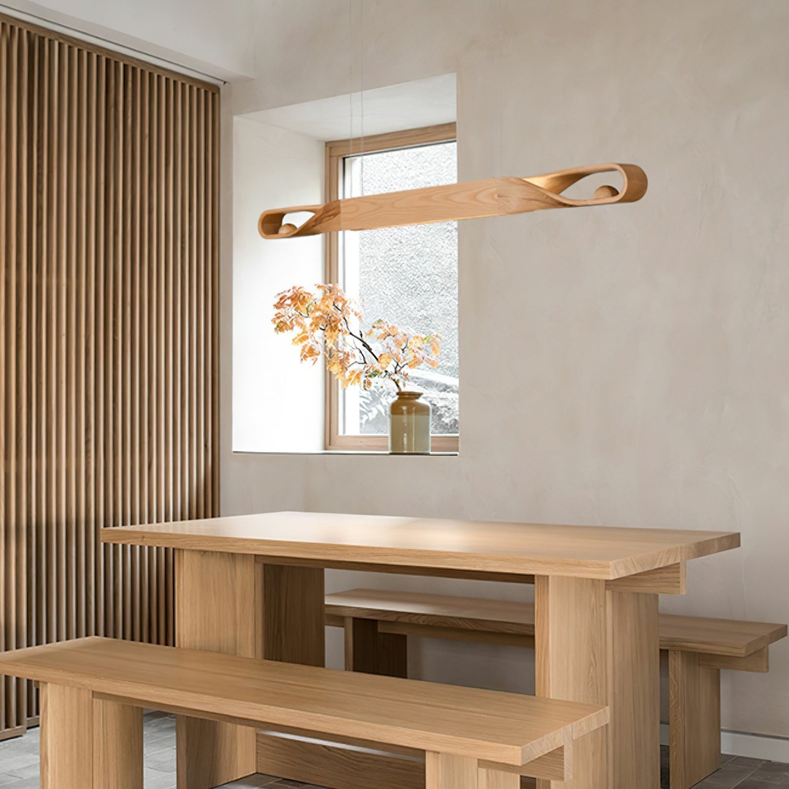 Elowis Wooden Pendant Light