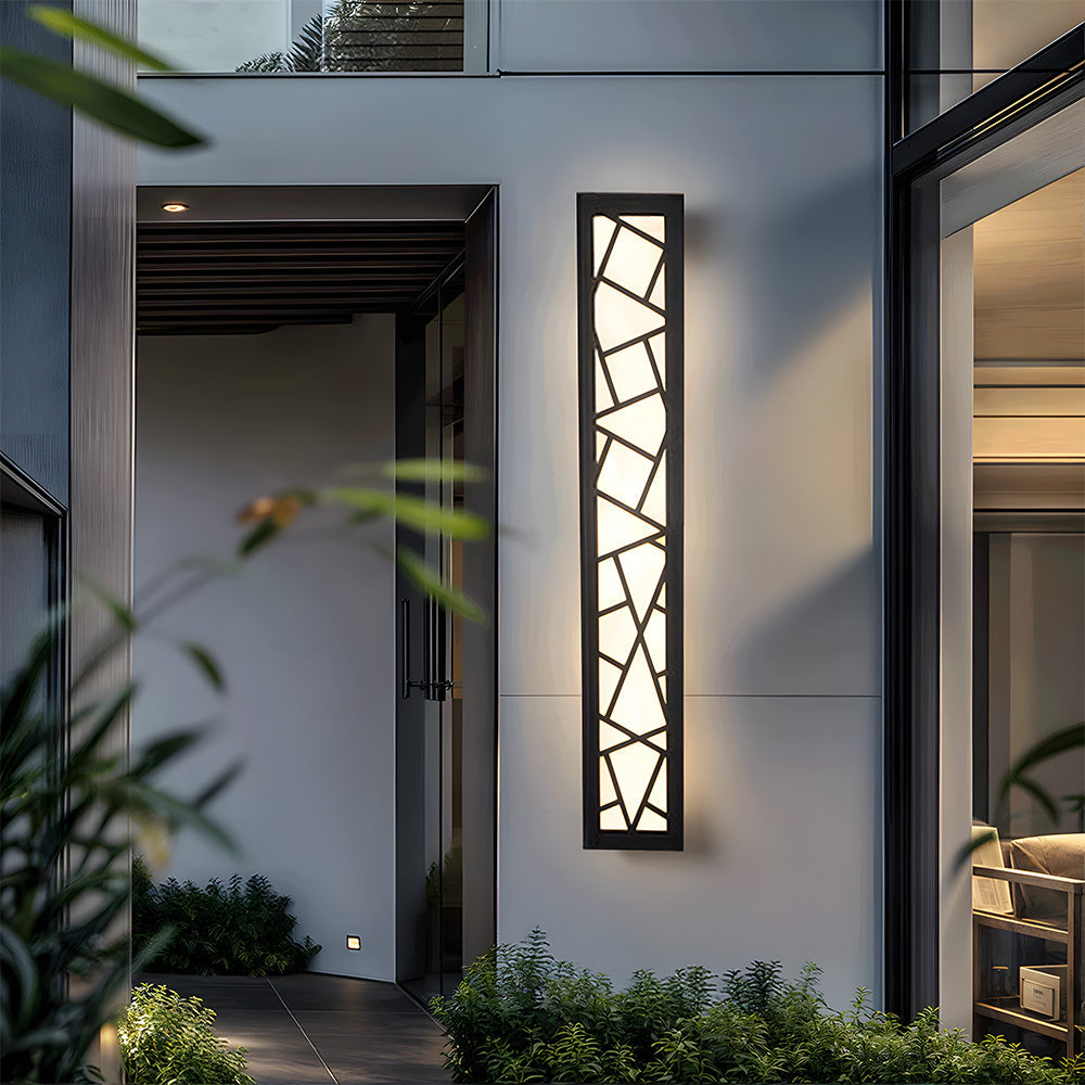Blockshape Wall Light For Outside