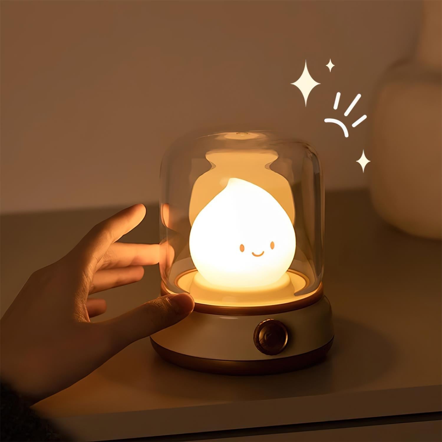 LED Flame Table Lamp