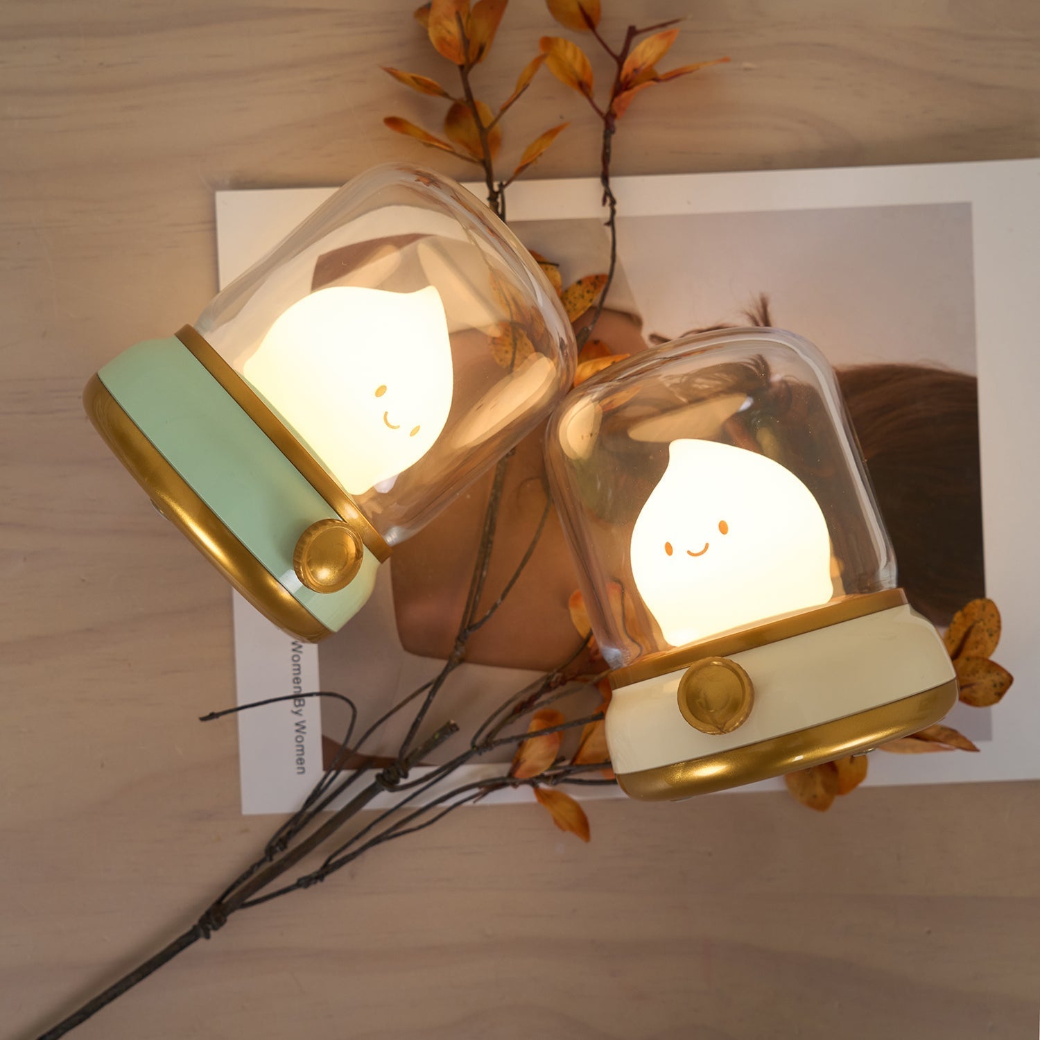LED Flame Table Lamp
