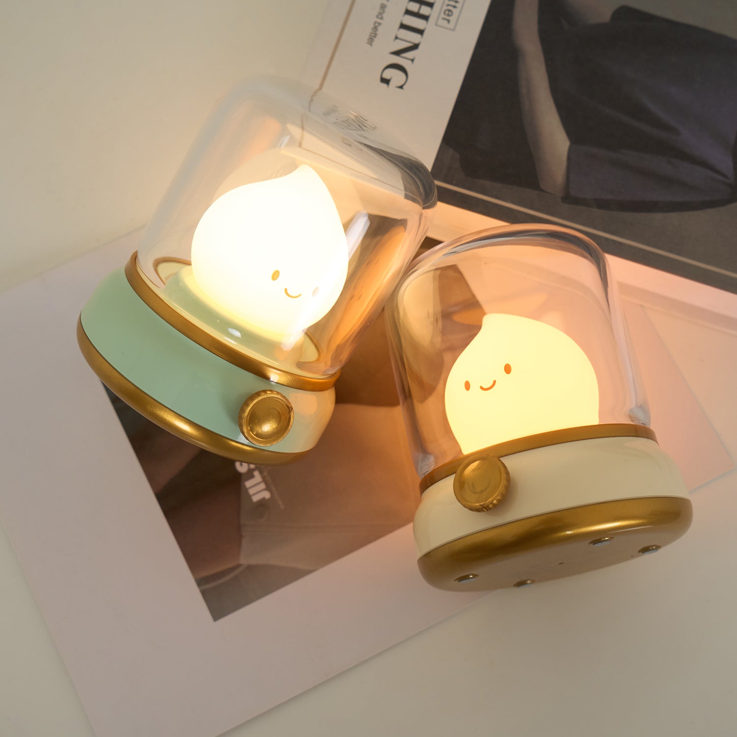 LED Flame Table Lamp