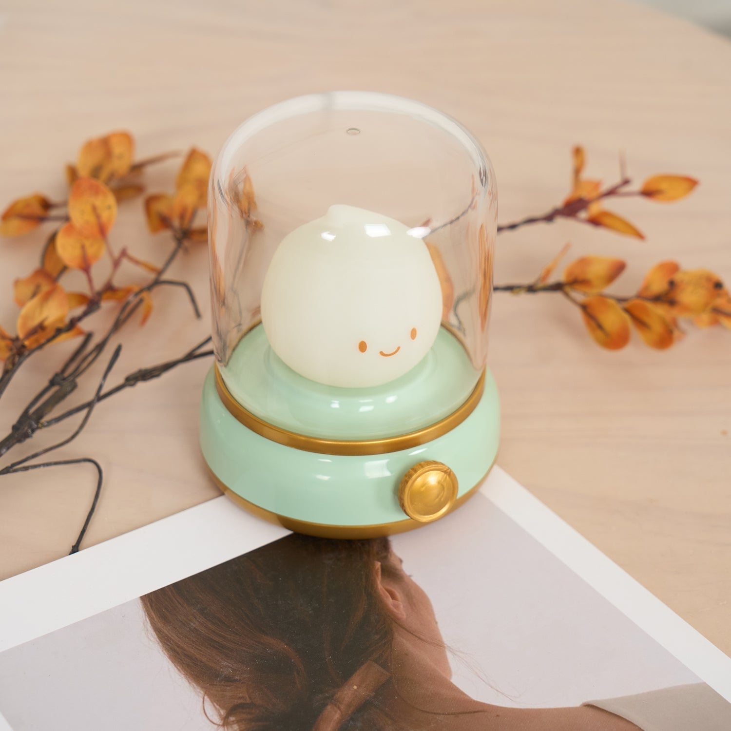 LED Flame Table Lamp