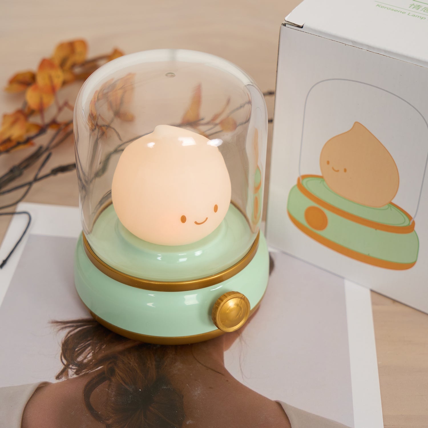 LED Flame Table Lamp